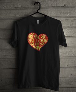 Buy Heart Logo Quote T Shirt