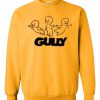 Gully casper gold yellow Unisex Sweatshirts