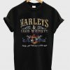 Harleys Good Whiskey Black T-Shirt