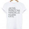 Jack & rebecca T Shirt