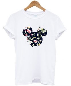 Mickey Mouse Floral T Shirt