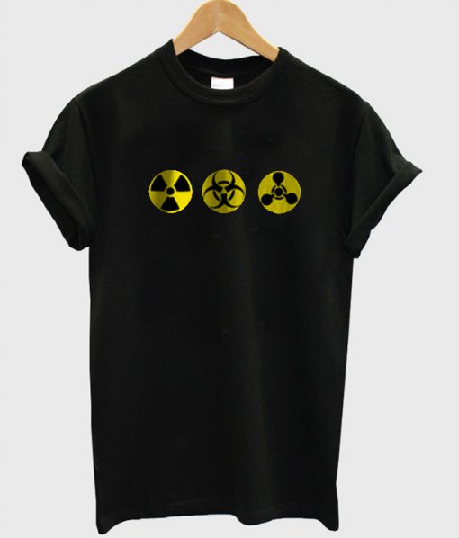 Radioactive Chemical Hazard Biohazard T-Shirt