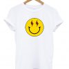 Smile lightning t shirt back