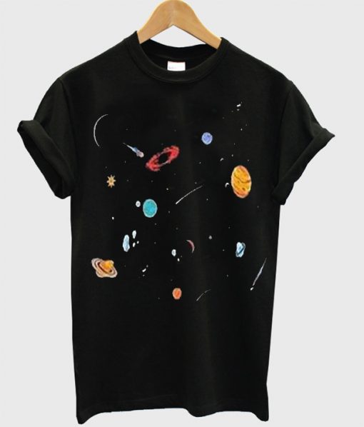 Space planet Galaxy T Shirt