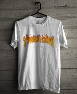 Thrasher fire T shirt