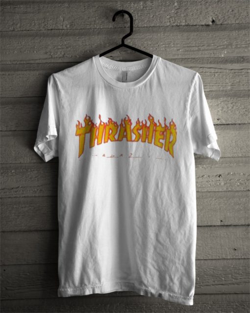 Thrasher fire T shirt