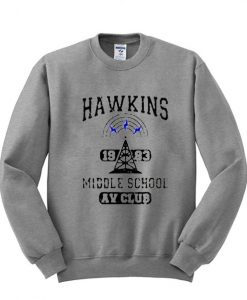 hawkins 1983 middle school sweatshirt