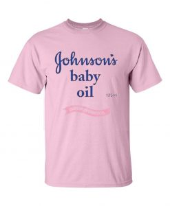 johnson baby oil logo t shirt