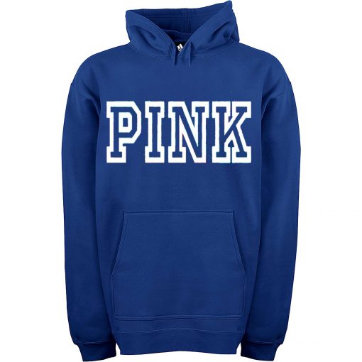 pink blue hoodie