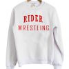 rider wrestling sweatshirt