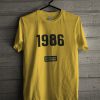 1986 yellow tshirt