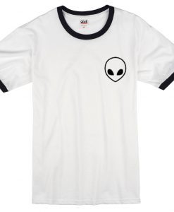 Alien Head Ringer Shirt