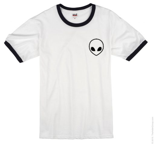 Alien Head Ringer Shirt