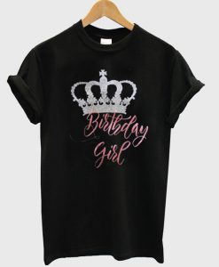 Crown Birthday Girl Tshirt