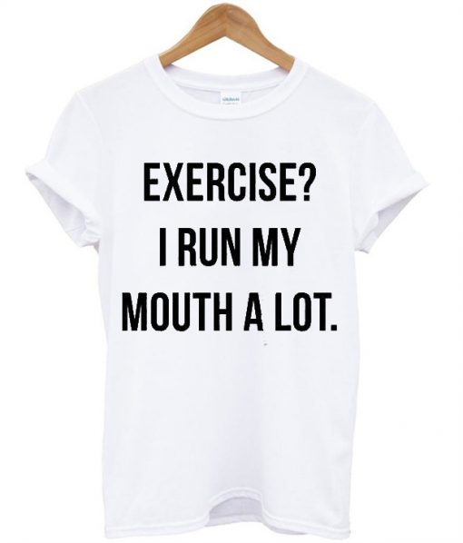 Exercise t shirt