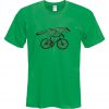 Fox on a bicycle t shirt