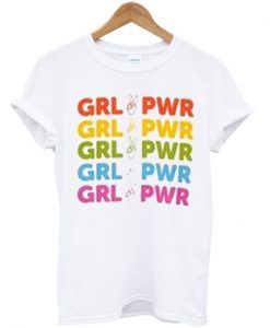 Girl Power Rainbow T Shirt