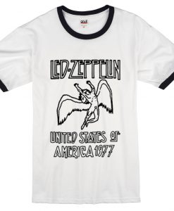 Led Zeppelin ringer t shirt