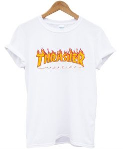 Thrasher Magazine White T-Shirt