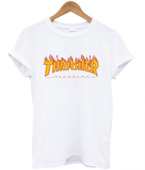 Thrasher Magazine White T-Shirt