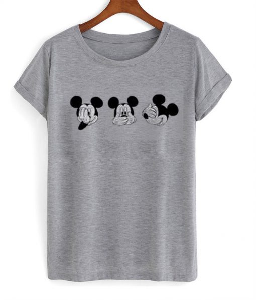 Three Head Mickey Mouse T-shirt