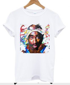 Tupac Shakur Painting T shirt