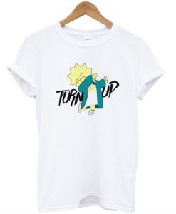 lisa simpson turn up tshirt