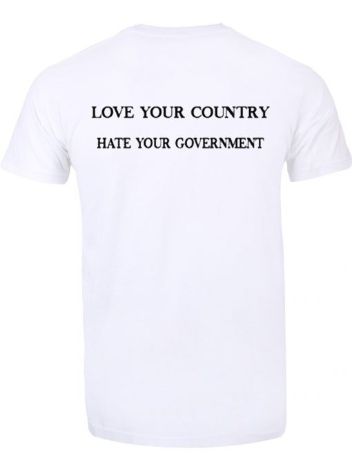 love your country t shirt back