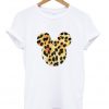 mickey mouse cheetah t-shirt