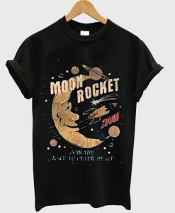 moon rocket tshirt