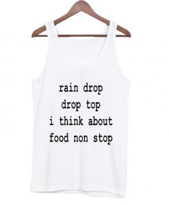 rain drop drop top tank top