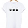 sunday t shirt