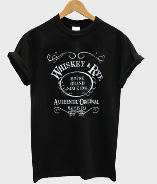 whisky and rye t shirt