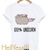 100% unicorn t-shirt