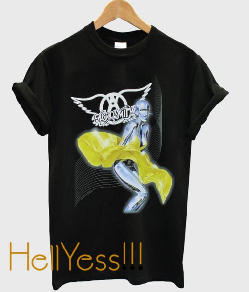 Aerosmith Robot Yellow Dress T-shirt