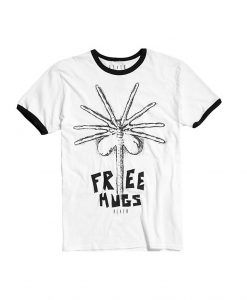 Alien Free Hugs Ringer T-Shirt