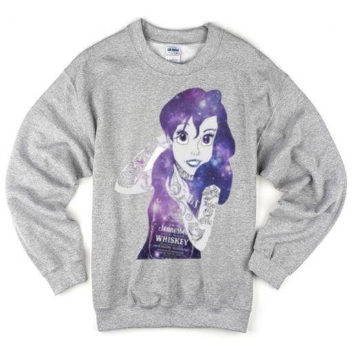 Ariel little mermaid galaxy sweatshirt