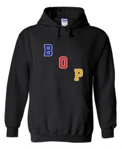 BOP font hoodie