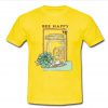 Bee happy yellow T shirt