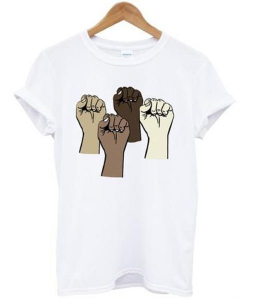 Black lives hand T-shirt