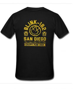 Blink 182 Crappy Punk Rock San Diego Back T-shirt