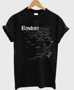 Boston Maps T-shirt