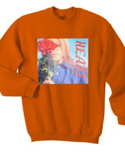 Buy Uss My Heart Orange Sweatshirt