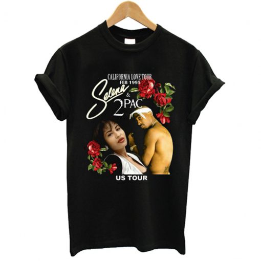 California Love Tour Selena Tupac T-shirt