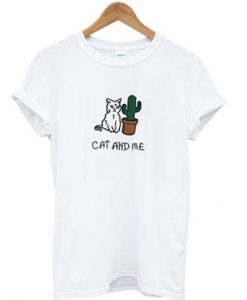 Cat And Me Cactus T Shirt