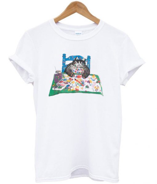 Cat drawing T-shirt