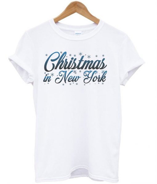 Christmas in new york T-shirt