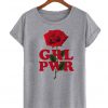GRL PWR Flower T Shirt