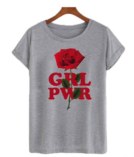 GRL PWR Flower T Shirt
