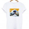 Great Wave off Kanagawa Parody T Shirt